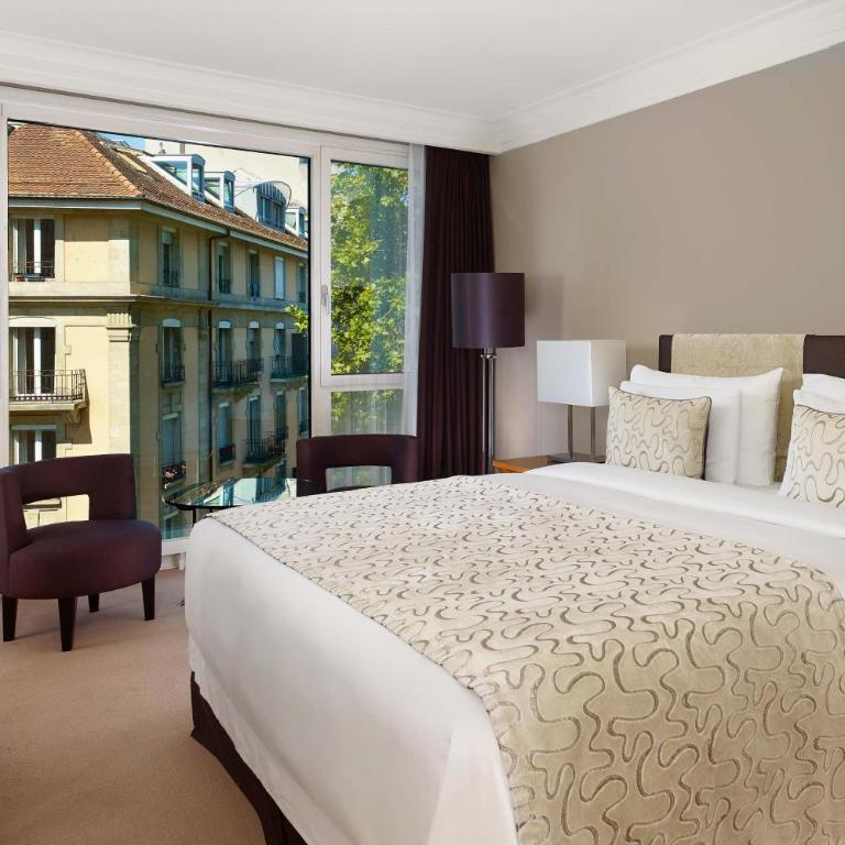 Hotel President Wilson, a Luxury Collection Hotel, Geneva - Chambre Lit King-Size ou Lits Jumeaux - Vue sur Ville - 2