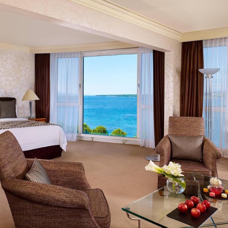 Hotel President Wilson, a Luxury Collection Hotel, Geneva - Grande Suite Junior Lit King-Size avec Vue sur Lac - 1