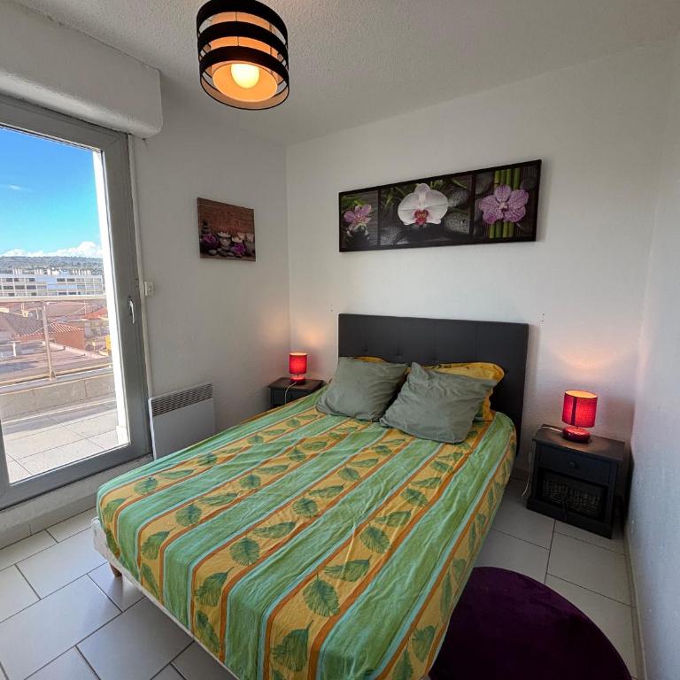 T4 en Front de Mer pour 6 pers avec Climatisation et Parking à Narbonne-Plage - FR-1-795-58 - Apartamento - 7