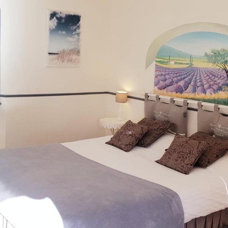 le Mas des Cigales - Chambre Double avec Salle de Bains Privative - 4