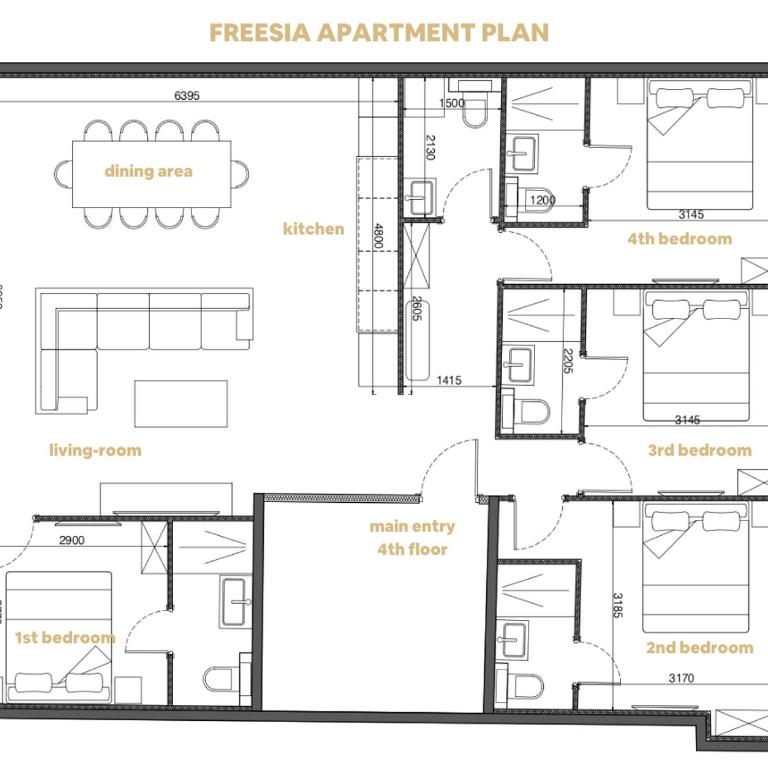 Luxury Apartment - Central Cannes, near Beach & Palais - LRACANNES - FREESIA - Appartement 4 Chambres avec Balcon - 1