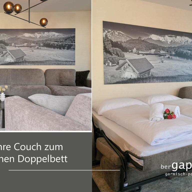 BergRetreat mit Sauna & Garten - Four-Bedroom Apartment with Sauna, Garden and Mountain View - 23