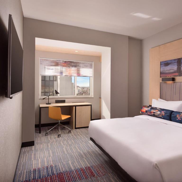 Aloft by Marriott Madrid Gran Via - Habitación Doble Aloft con cama grande - 5