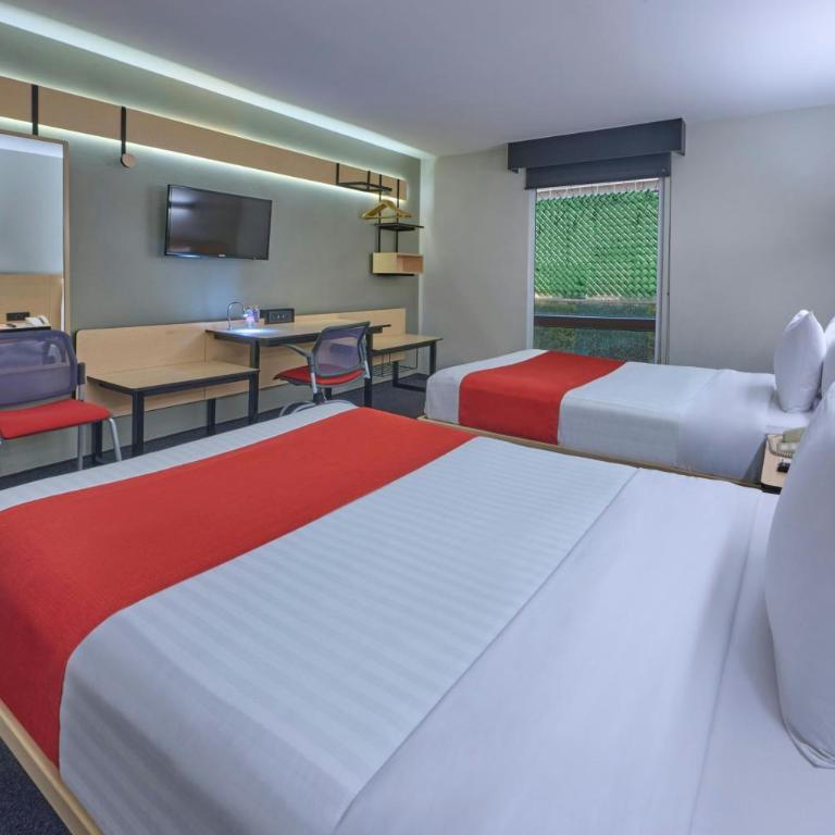City Express by Marriott Ciudad de México Plaza Central - Habitación Doble - 2 camas dobles - 6