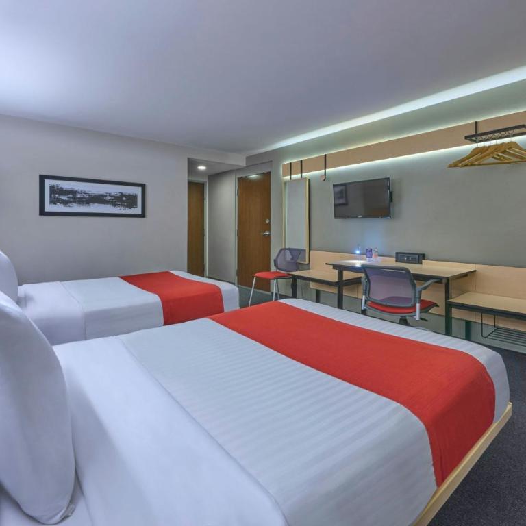 City Express by Marriott Ciudad de México Plaza Central - Habitación Doble - 2 camas dobles - 7