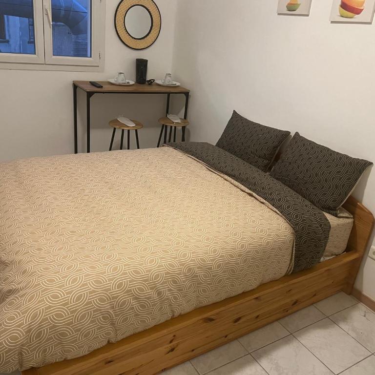 Le Manteau Bleu - Chambre Double avec Salle de Bains Privative - 4