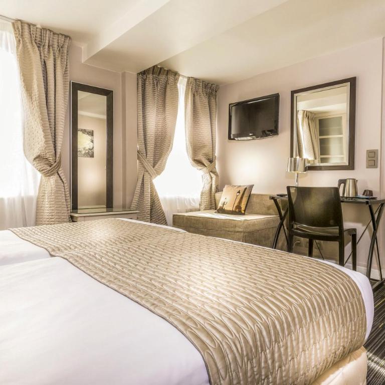 Hotel Ile de France Opéra - Chambre Lits Jumeaux - 9
