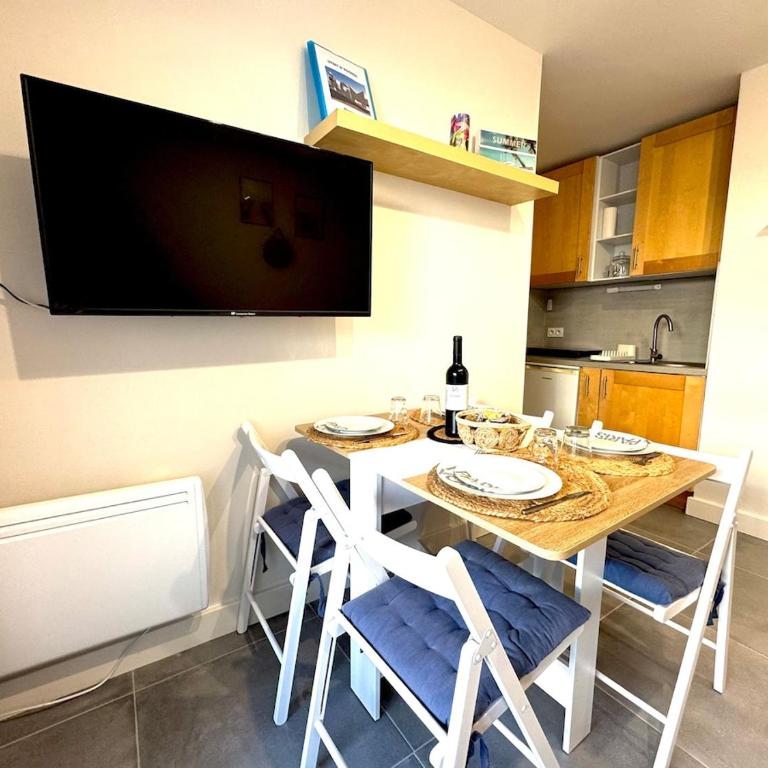 LE BLUE PACIFIC- 150m de la plage- Terrasse- Wifi - Apartamento de 1 dormitorio - 17