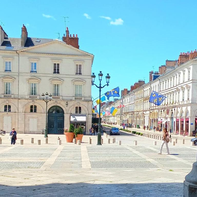 Grand studio parking-bord de Loire- hyper centre - Apartment with City View - 12
