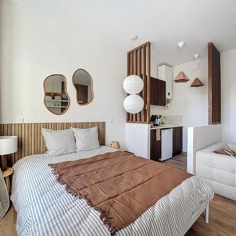 Le Bru t marnais, proche Cathédrale - Appartement 1 Chambre - 8
