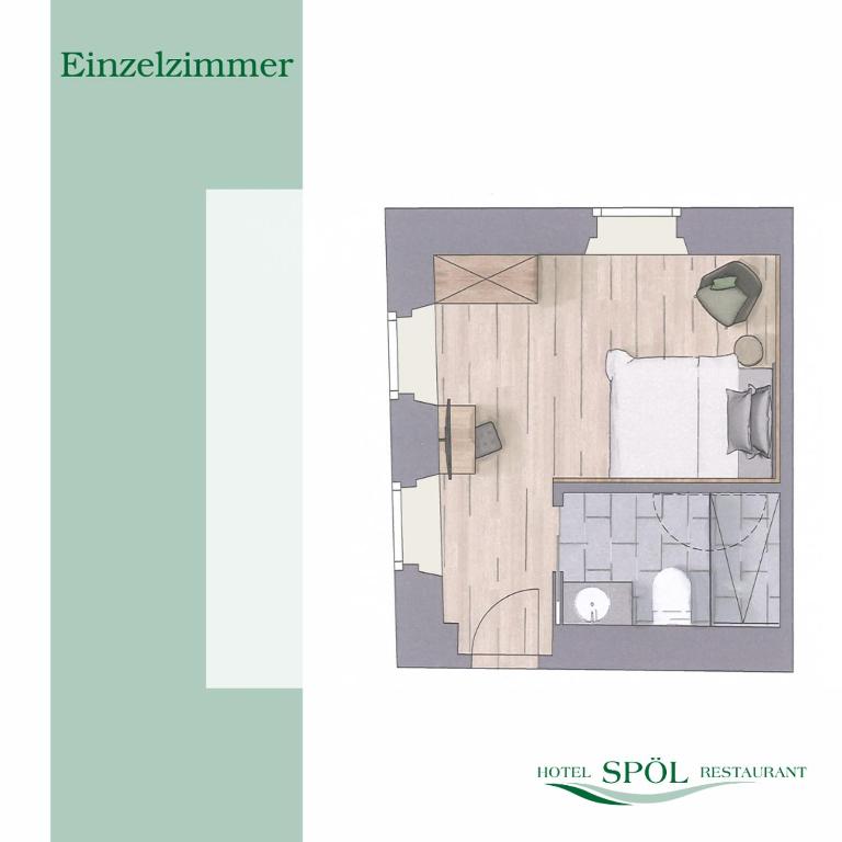 Hotel Spöl Restaurant - Einzelzimmer - 5