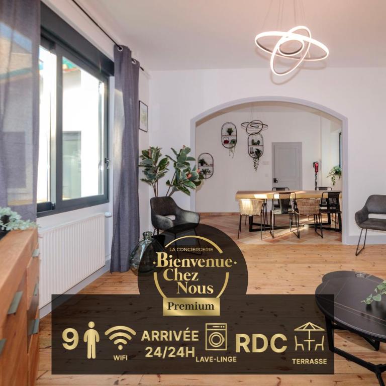VILLE ET VOLCANS - Maison 9 couchages avec garage et extérieur - Maison 3 Chambres - 1