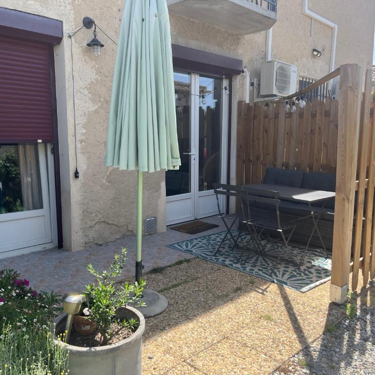 Sasha'blue-terrasse jardin-park-clim-piscine - Appartamento con 2 Camere da Letto - 5