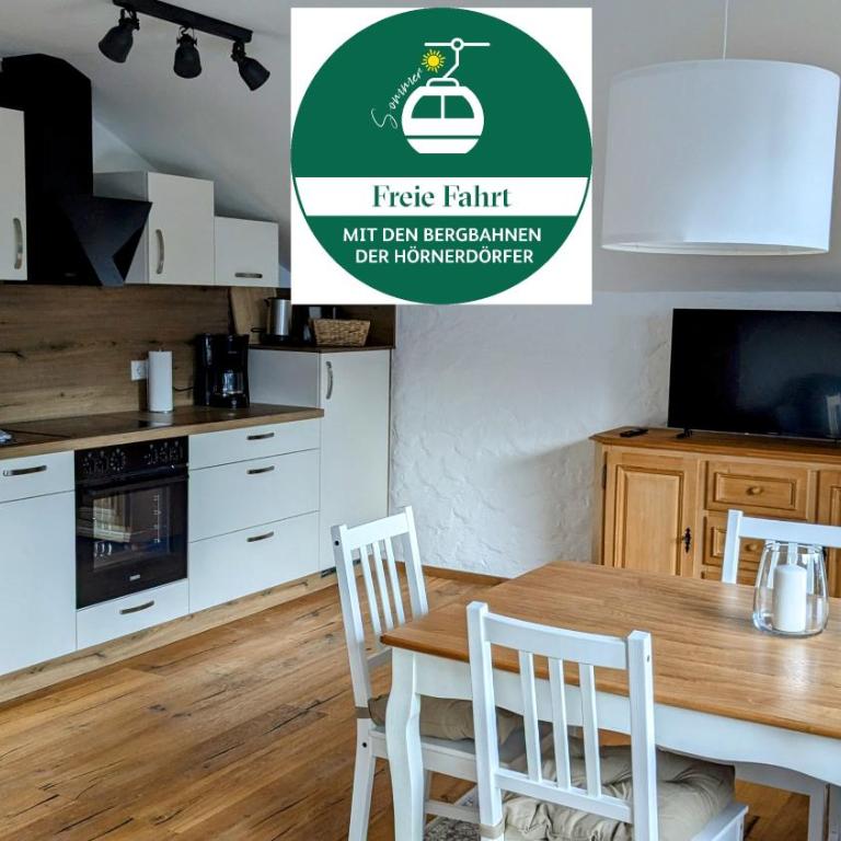 Ferienwohnung Alpenlift in Bolsterlang Sommerbergbahn kostenlos - Apartment mit 2 Schlafzimmern - 1