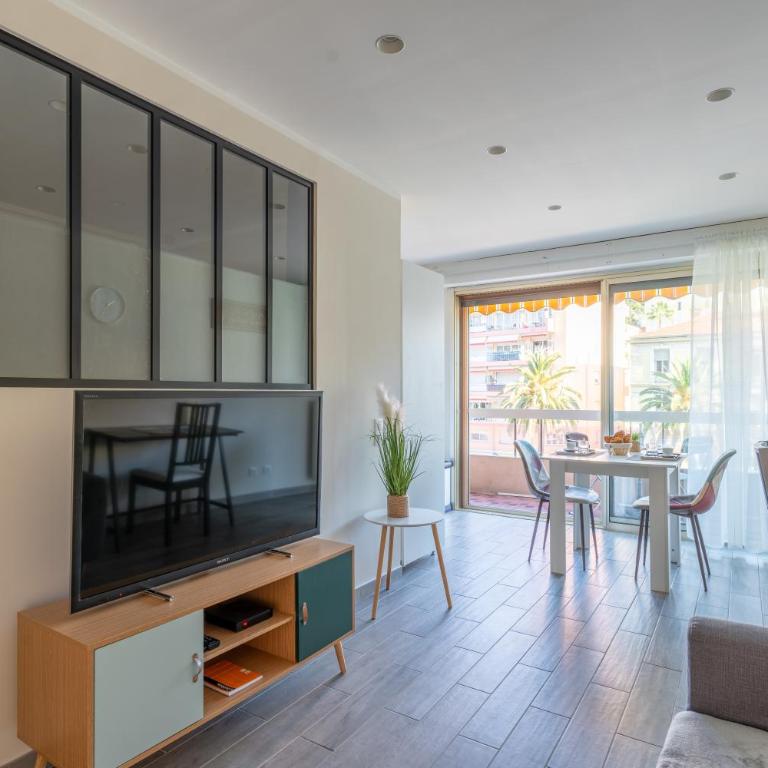 Magnifique 2 pièces au cœur de Menton, plages, commerces et proximité Gares - Appartement 1 Chambre - 34