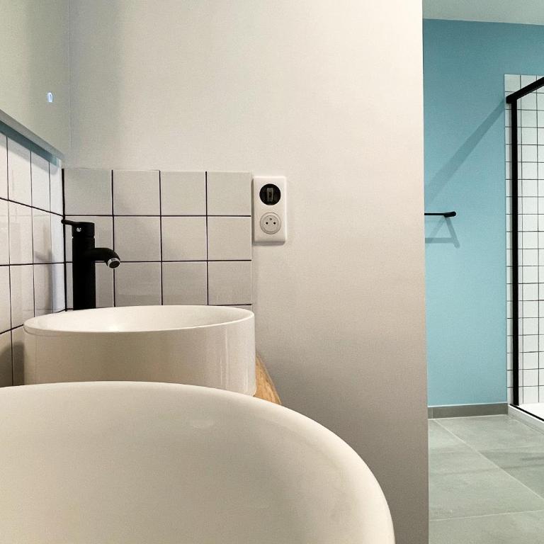 Appartement Aqua-Villas Lake And Sea - Apartamento con ducha - 18