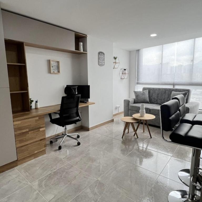Apto Moderno,Tranquilo, Avenida las Vegas, cerca al Metro, a 20 min de Provenza - Apartamento de 2 dormitorios con vistas a la ciudad - 6