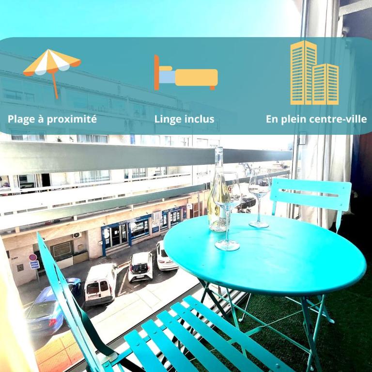 Le Cocon des Flots, Plage à pied et Parking privé - Appartement 1 Chambre Supérieur avec Balcon - 21