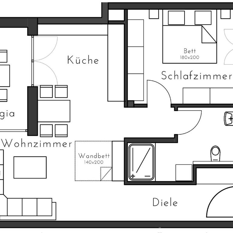 Stadtoase am Fluss - Altstadt- & Flussblick - Apartamento con balcón - 16
