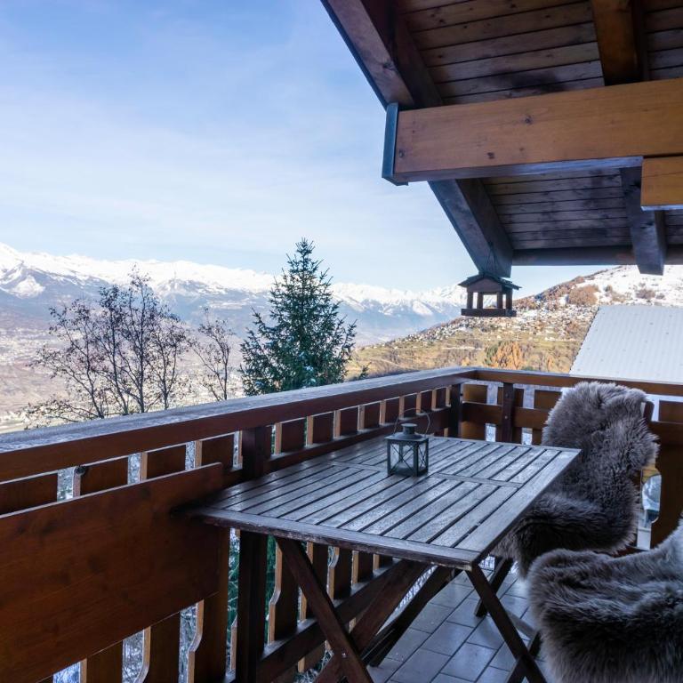 Chalet le Joyau in Nendaz - Sleeps 6 - Panoramic Views - 4 Vallées - Chalet mit 3 Schlafzimmern - 4