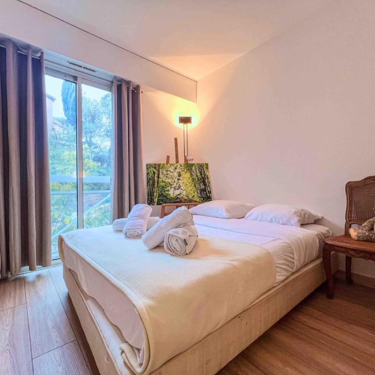 Terrasse Vue Mer - A quelques minutes de Cannes - Two-Bedroom Apartment - 6