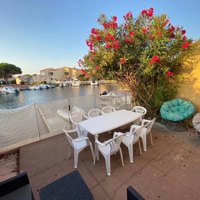 Marina 5P avec piscine et terrasses, 4 chambres, clim, parking, proche plage et commerces, Port Barcarès - FR-1-81-554 - Villa - 1