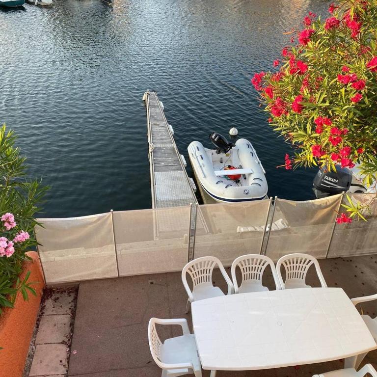 Marina 5P avec piscine et terrasses, 4 chambres, clim, parking, proche plage et commerces, Port Barcarès - FR-1-81-554 - Villa - 23