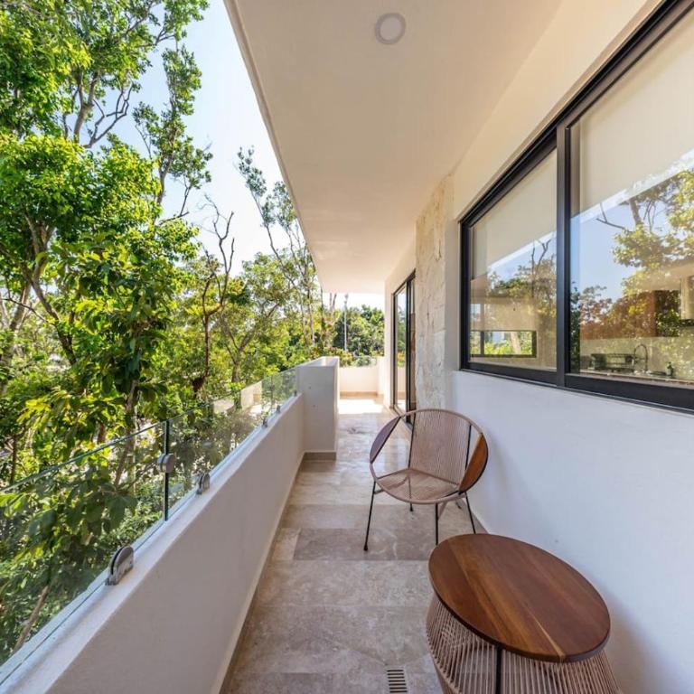 Lux 2 BD with Balcony and Rooftop Pool at Aldea Zama - Apartment - 3