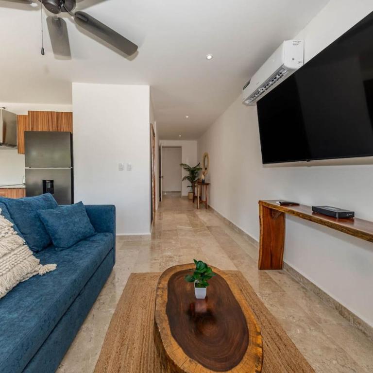 Lux 2 BD with Balcony and Rooftop Pool at Aldea Zama - Apartment - 11