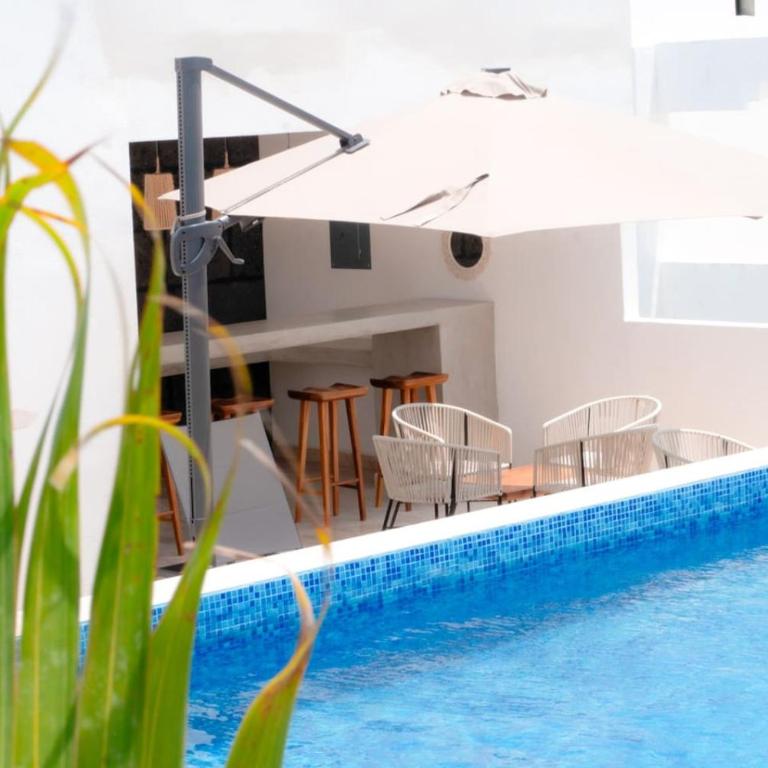 Lux 2 BD with Balcony and Rooftop Pool at Aldea Zama - Apartment - 45