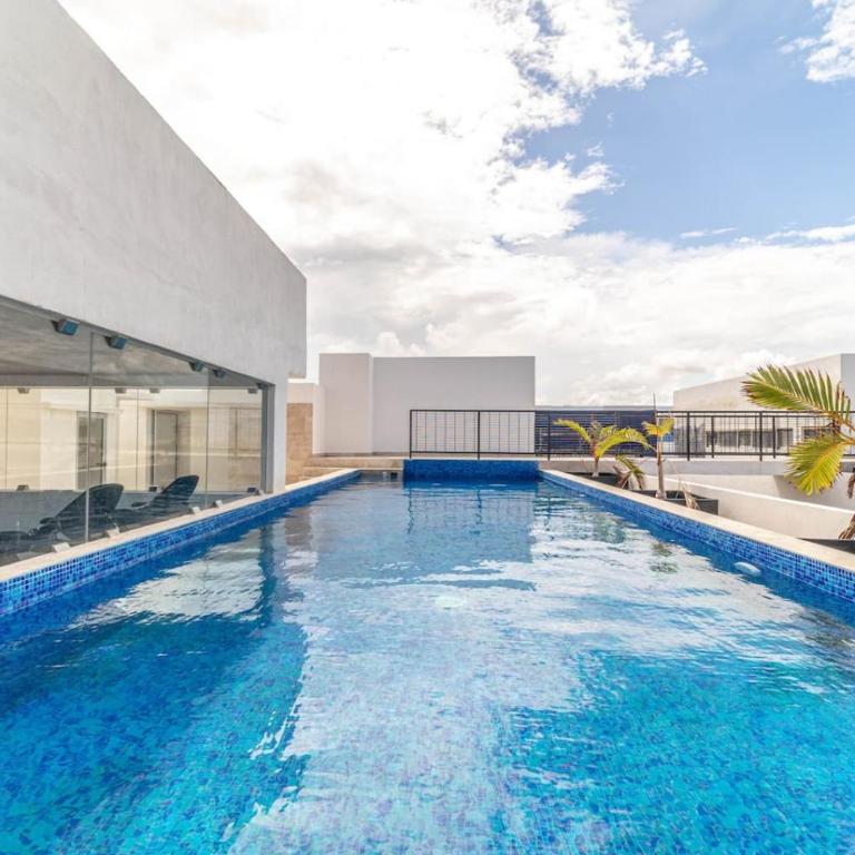 Lux 2 BD with Balcony and Rooftop Pool at Aldea Zama - Apartment - 51