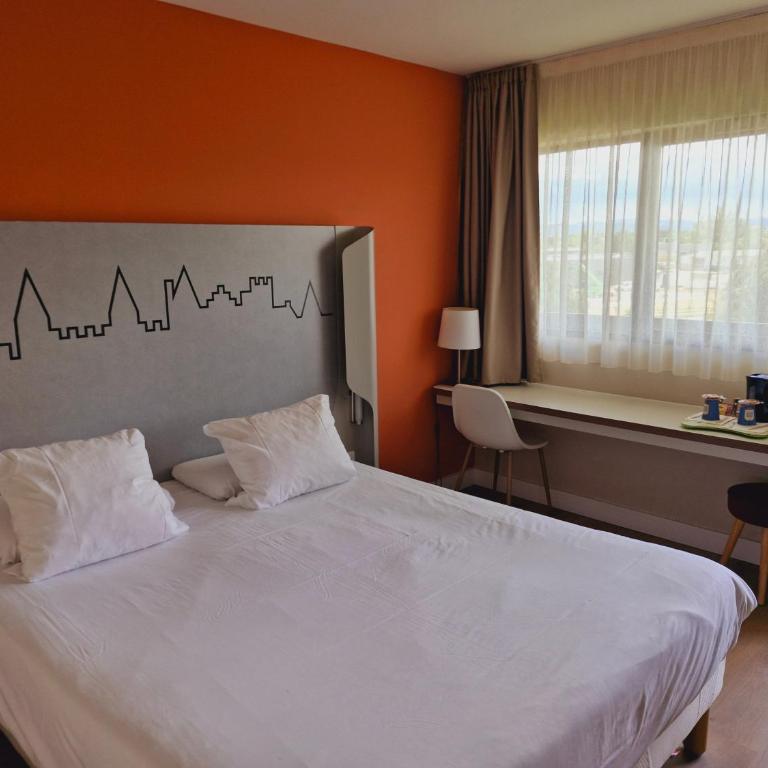 Kyriad Carcassonne - Aéroport - Double Room with free spa access - 9