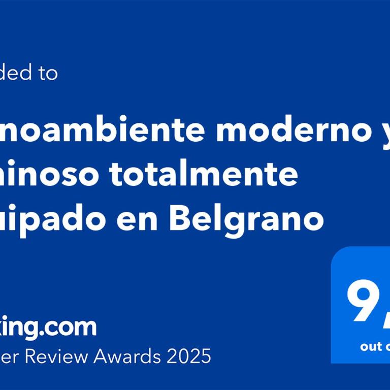 Monoambiente moderno y luminoso totalmente equipado en Belgrano - Apartamento de 1 dormitorio - 14