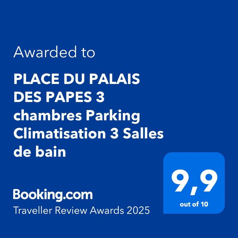 PLACE DU PALAIS DES PAPES 3 chambres Parking Climatisation 3 Salles de bain - Apartment mit 3 Schlafzimmern - 24