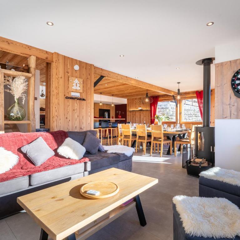Chalet 5 étoiles avec sauna et bain nordique, proche des pistes, pour 12 personnes - FR-1-467-127 - Chalet - 1