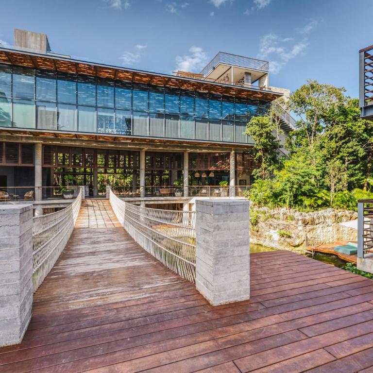 Classy 1BR on Private Cenote Big Gym Roof Pool - Apartamento de 1 dormitorio - 2