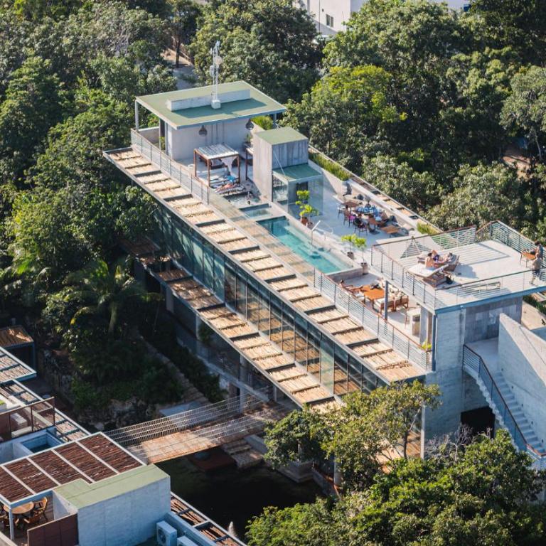 Classy 1BR on Private Cenote Big Gym Roof Pool - Apartamento de 1 dormitorio - 4