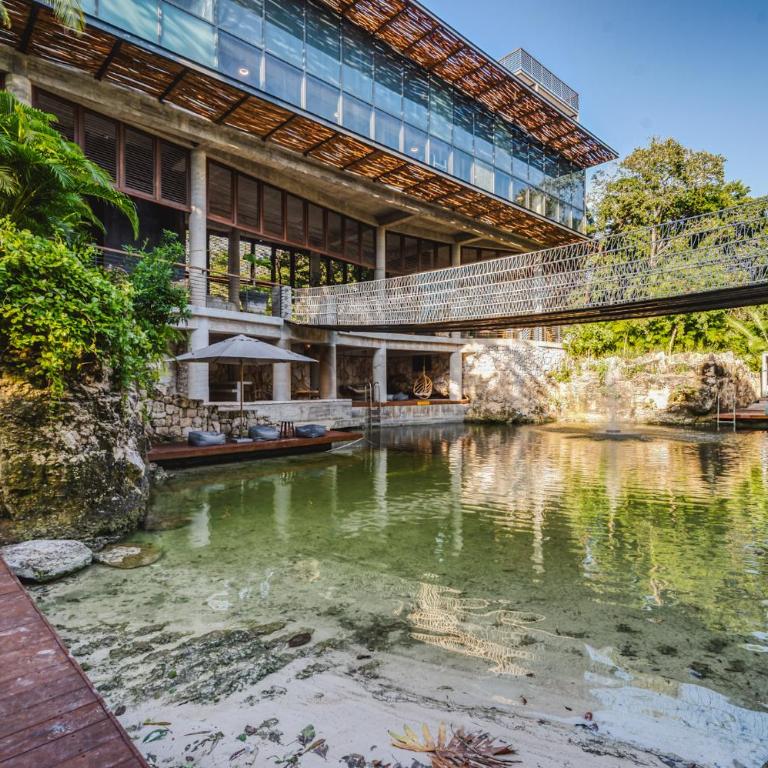 Classy 1BR on Private Cenote Big Gym Roof Pool - Apartamento de 1 dormitorio - 6
