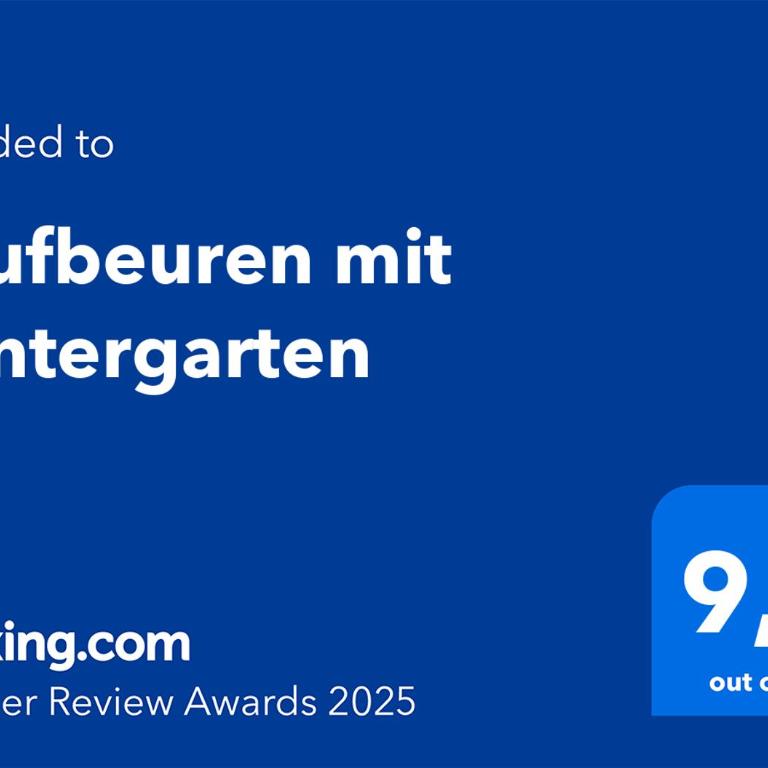 Kaufbeuren mit Wintergarten - Apartment mit 2 Schlafzimmern - 1