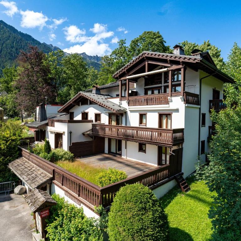 Jardin du Parc Mont Blanc- Alpine Style apartment in the Heart of Chamonix - Appartamento - 14
