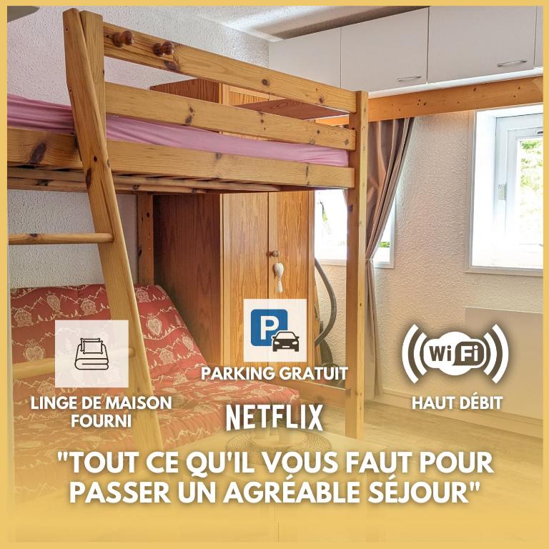 Studio avec linge de maison fourni et tout équipé aux pieds des pistes - One-Bedroom Apartment - 1