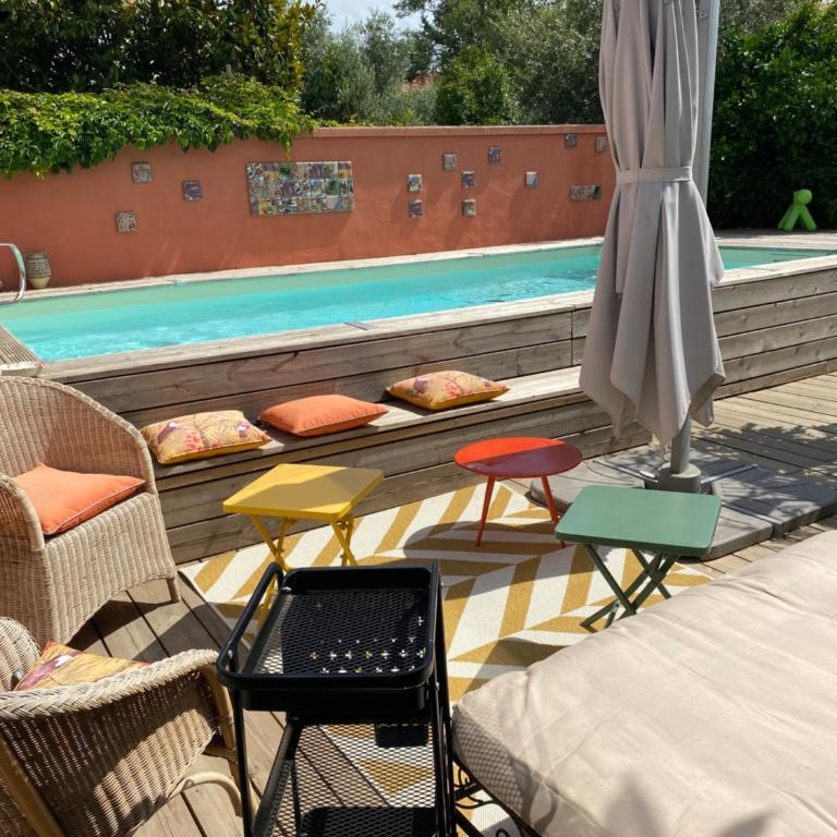 Chez Martine Côté Cité - Villa avec Piscine Privée - 1