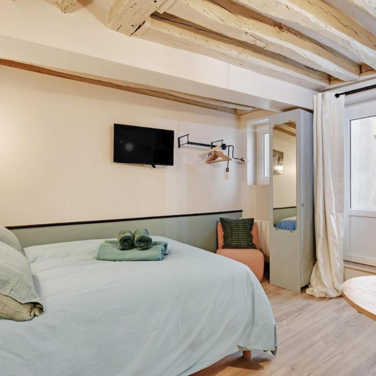 Cozy studio in the heart of Le Marais - fully equipped - Studio - 7
