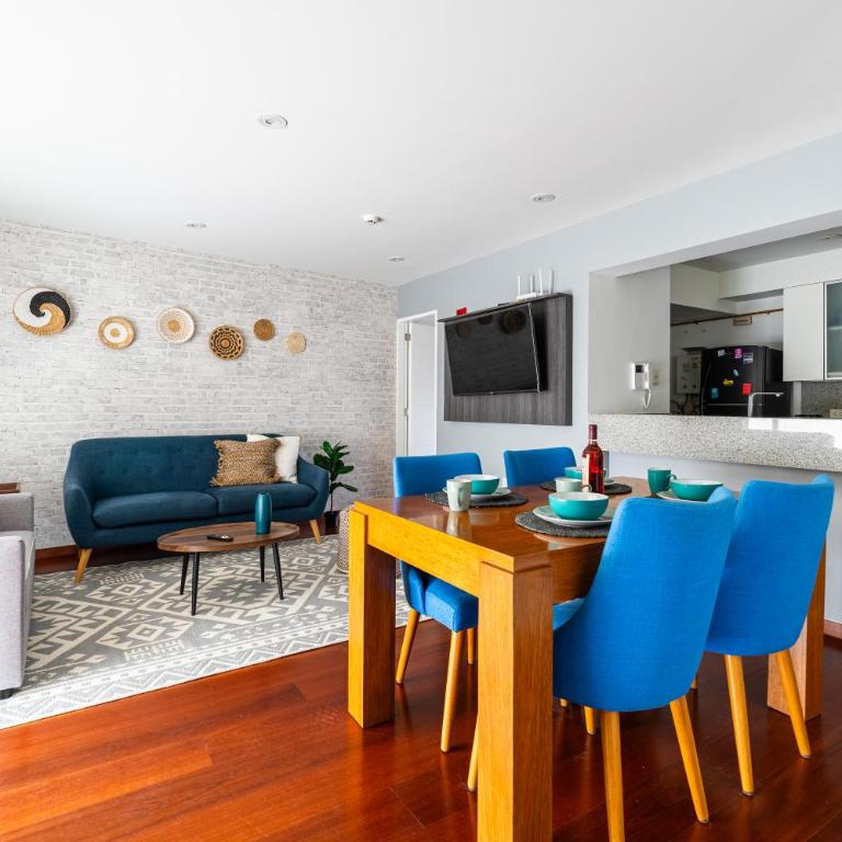 Modern Apartment Diez Canseco Miraflores 1 BR - 1,5 BD - Wifi - One-Bedroom Apartment - 15