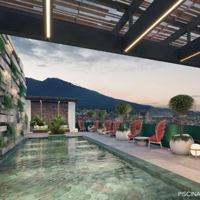 Harmony Espectacular departamento de lujo con áreas sociales - One-Bedroom Apartment - 36