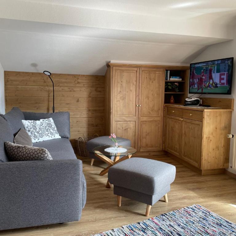 Gästehaus Rosenblüh - Apartment mit 1 Schlafzimmer und Aussicht - 5