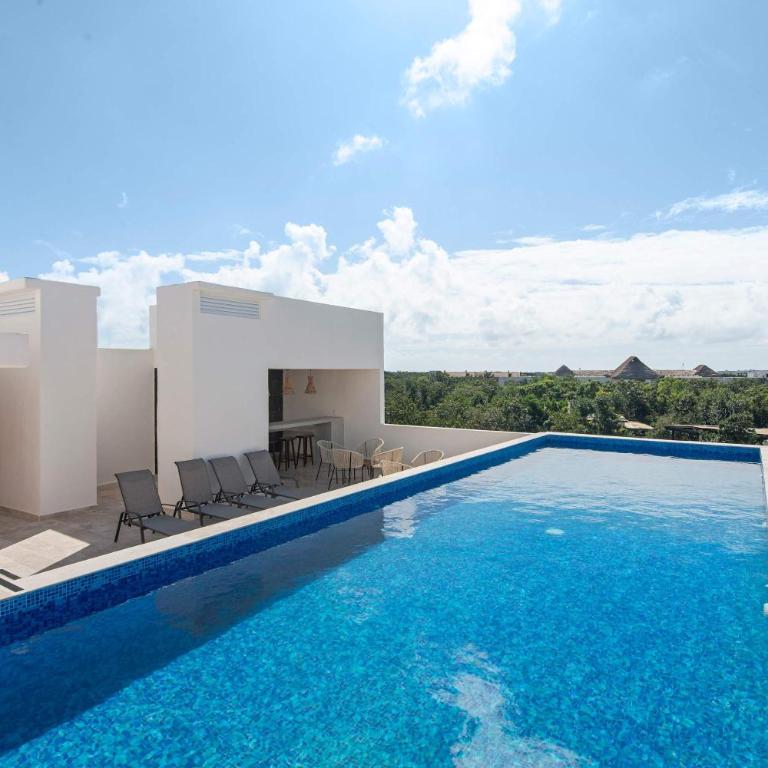 Aldea Zama Luxury 2-BR Apt with Pool & Gym - Apartment - 31