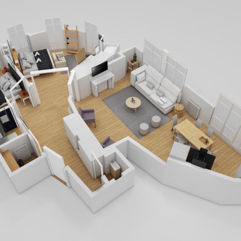 La Rotonde - Vue sur Place du Martroi Orléans - Climatisation - 5 pers - Hypercentre - Apartamento de 2 dormitorios con vistas - 26