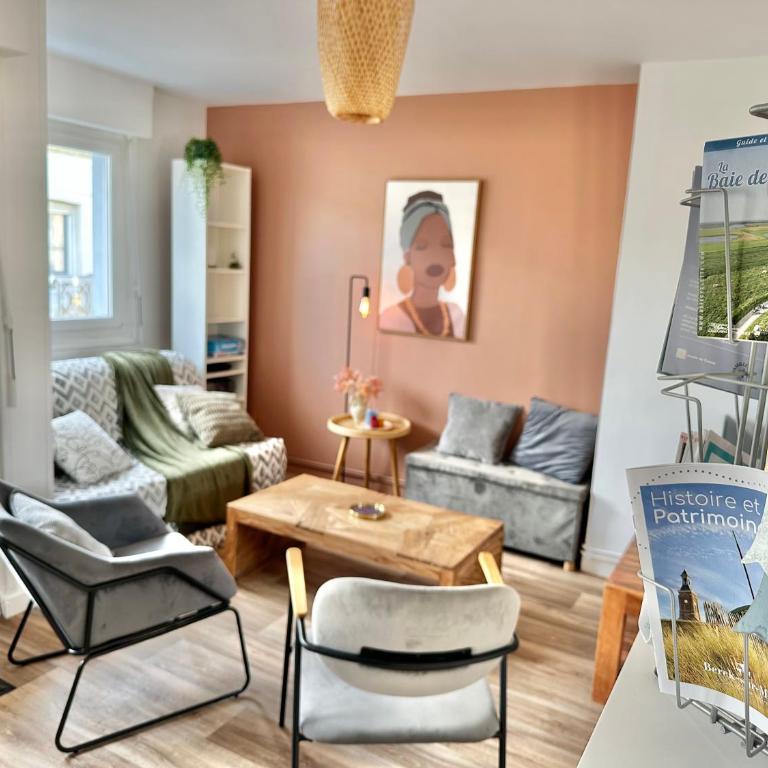 MARIE - Appartement 6 pers avec Balcon Vue latérale mer à Berck - Appartement 1 Chambre avec Balcon et Vue sur Mer - 3