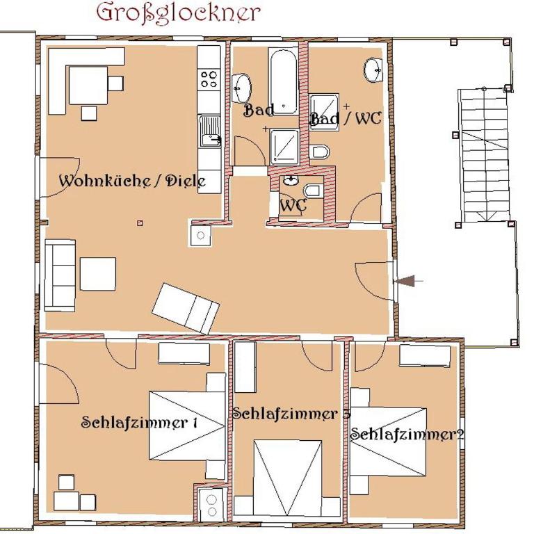 Jörgnerhaus - Apartamento de 3 dormitorios - 7